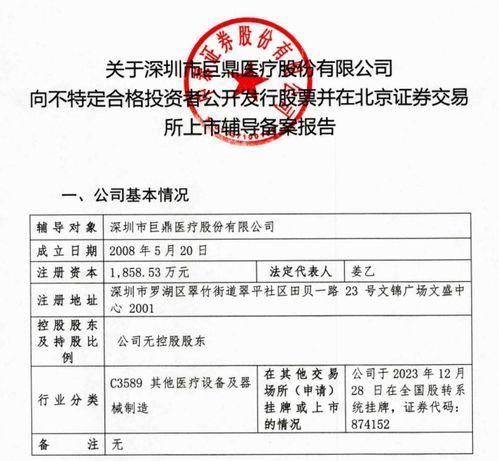 巨鼎醫療獲B輪融資3.51億元，加速計算機軟硬件開發，正式啟動IPO輔導備案
